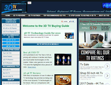 Tablet Screenshot of 3d-tvbuyingguide.com